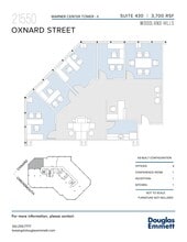 21550 Oxnard St, Woodland Hills, CA à louer Plan d’étage– Image 1 sur 1