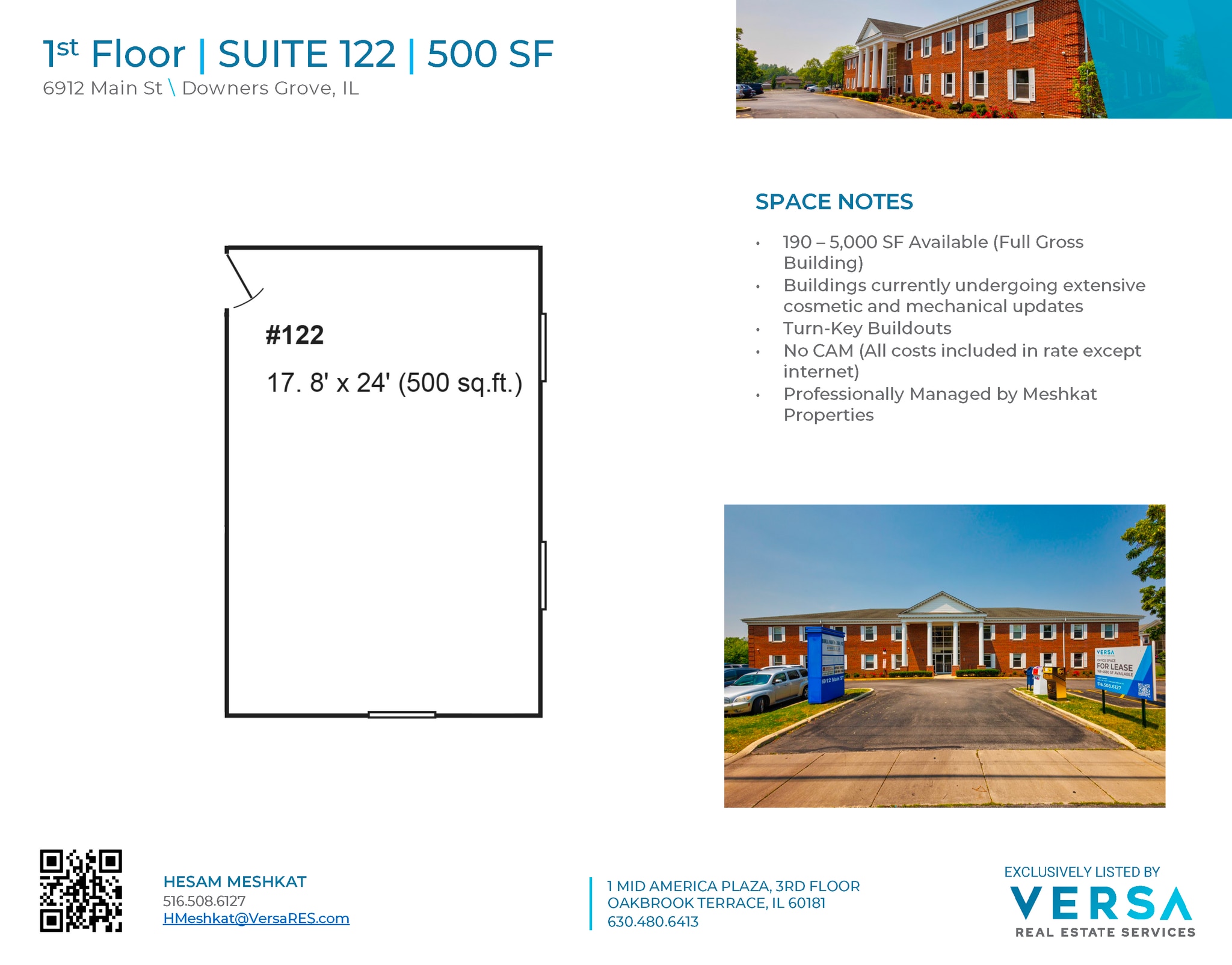 6912 Main St, Downers Grove, IL à louer Plan d’étage– Image 1 sur 1