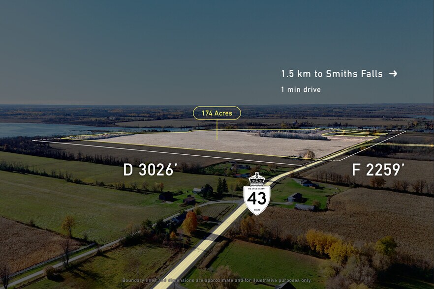 00 43 (A) Hwy, Smiths Falls, ON à vendre - Photo de l’immeuble – Image 2 sur 10