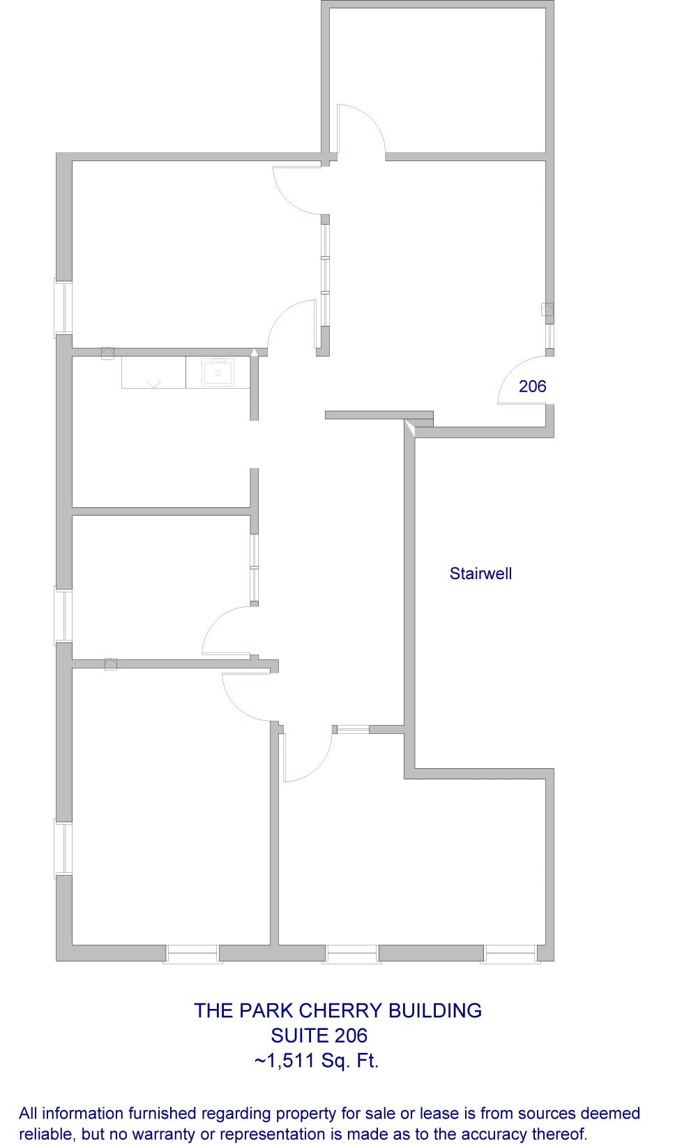 100 E Park St, Olathe, KS à louer Plan d’étage– Image 1 sur 11