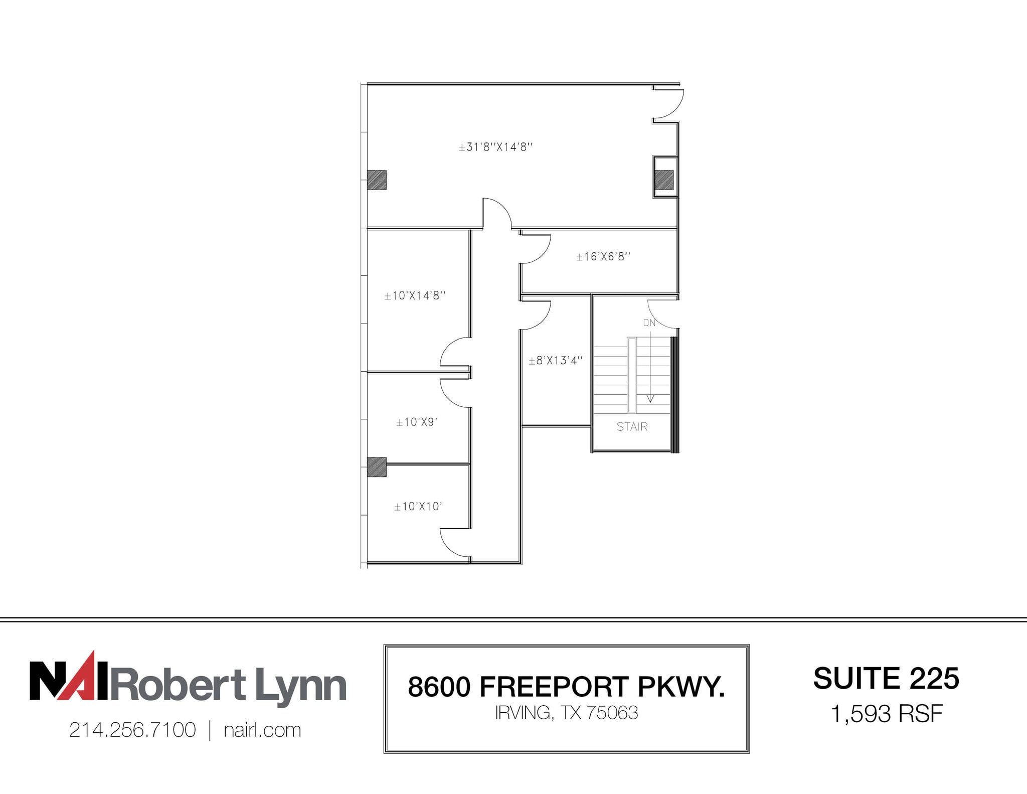 8600 Freeport Pky, Irving, TX à louer Plan d’étage– Image 1 sur 1