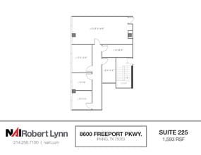 8600 Freeport Pky, Irving, TX à louer Plan d’étage– Image 1 sur 1