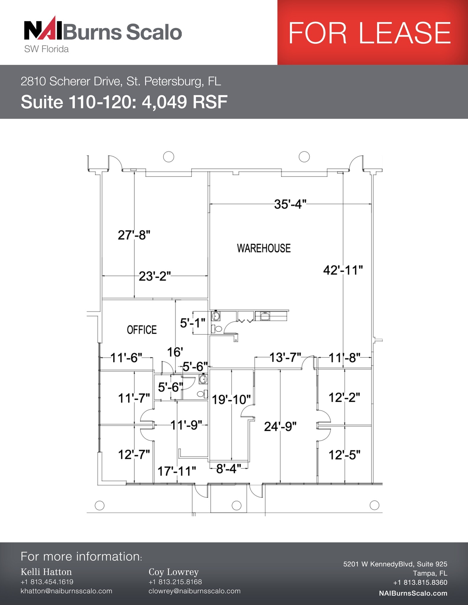 2880 N Scherer Dr, Saint Petersburg, FL à louer Plan de site– Image 1 sur 1