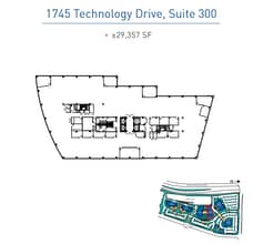 224 Airport Pkwy, San Jose, CA à louer Plan d’étage– Image 1 sur 1