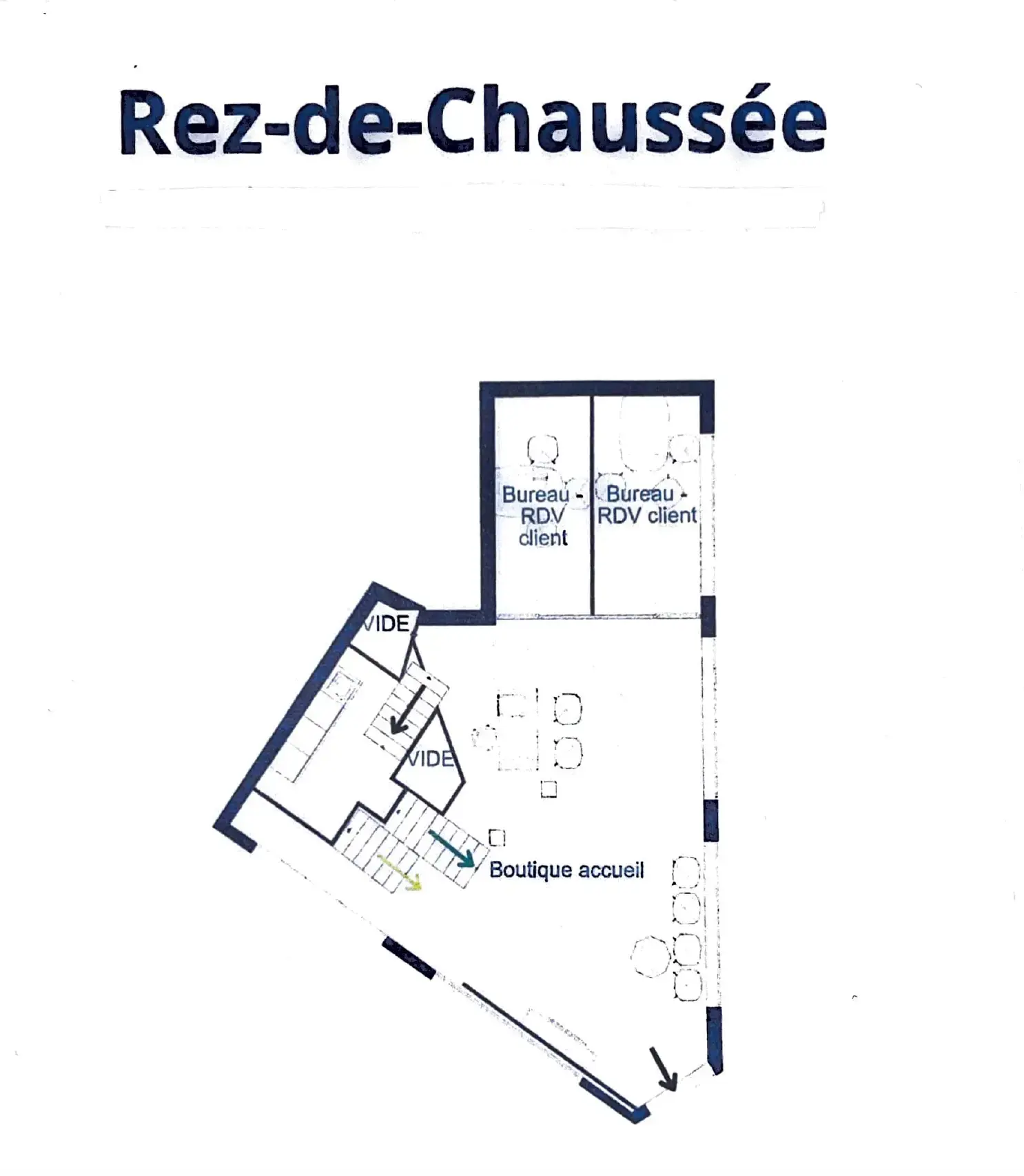 1 Rue De L'Ecole De Medecine, Paris à louer Plan d’étage– Image 1 sur 1