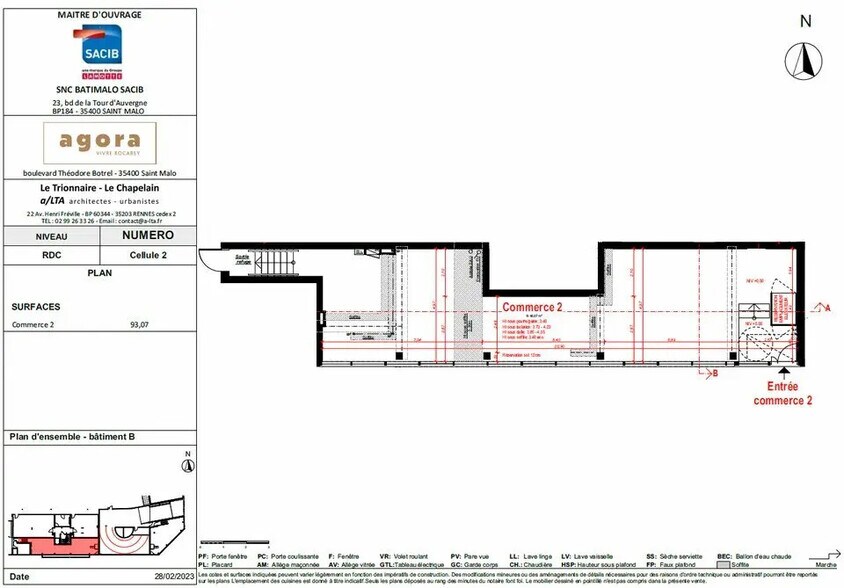 Local commercial dans Saint-Malo à vendre - Plan d’étage – Image 2 sur 3