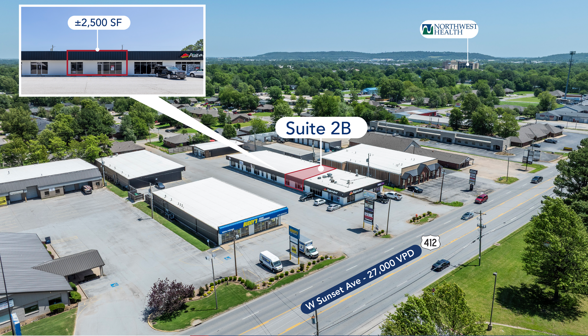 1772 W Sunset Ave, Springdale, AR à louer Photo de l’immeuble– Image 1 sur 8