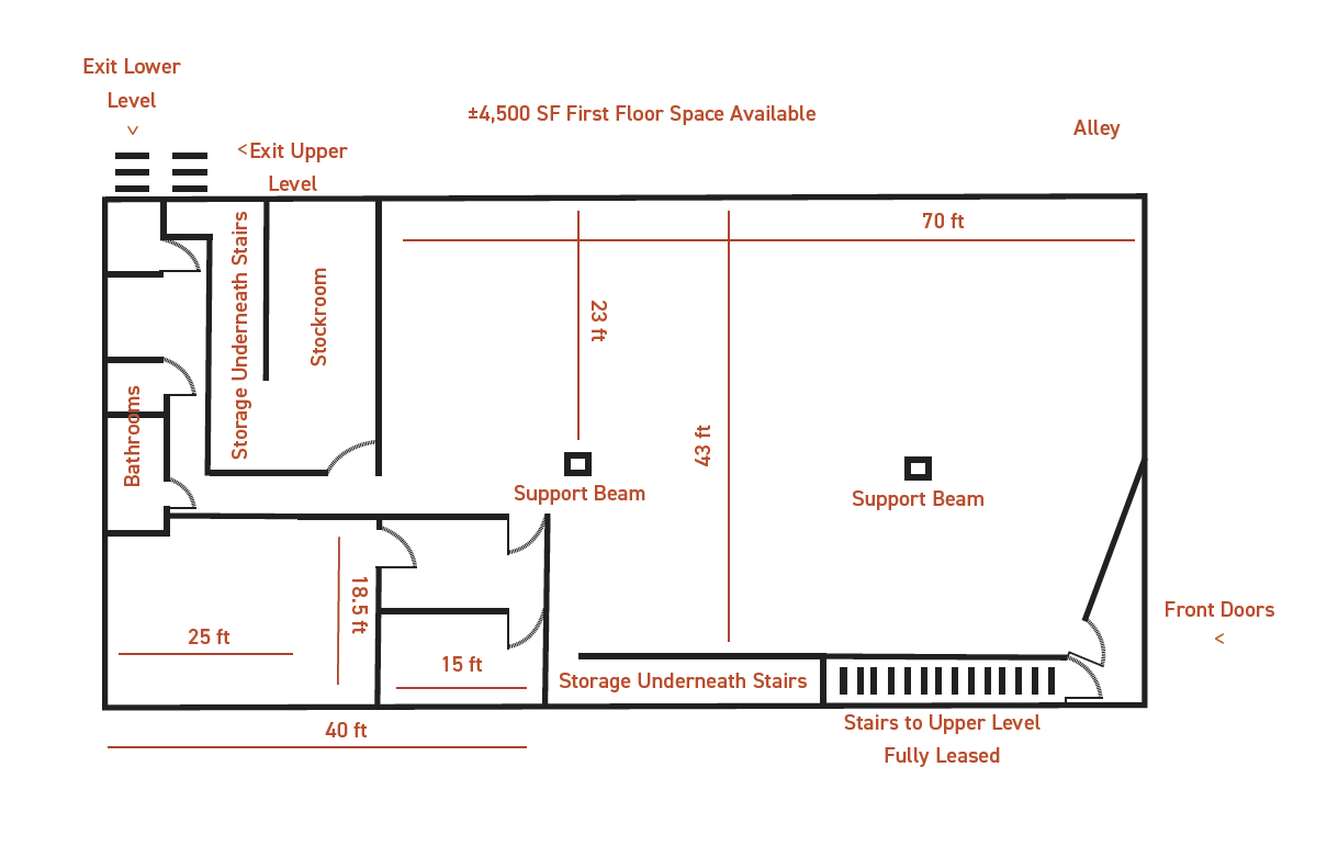 518-520 Santa Monica Blvd, Santa Monica, CA à louer Plan d’étage– Image 1 sur 1