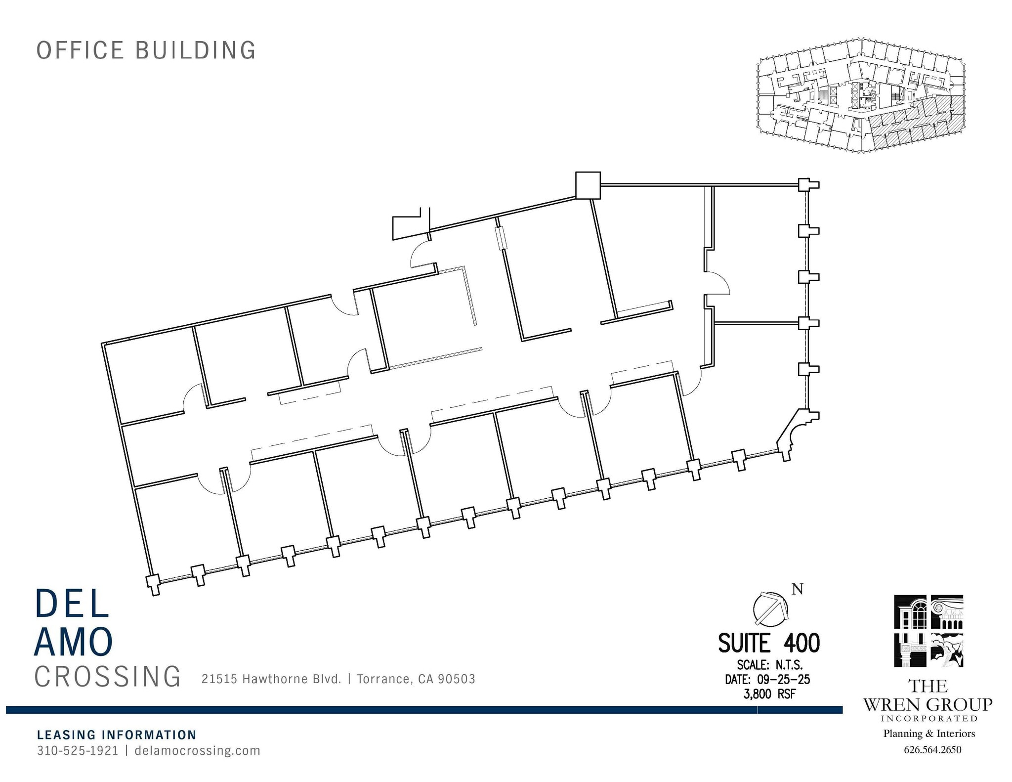 21515 Hawthorne Blvd, Torrance, CA à louer Plan d’étage– Image 1 sur 2