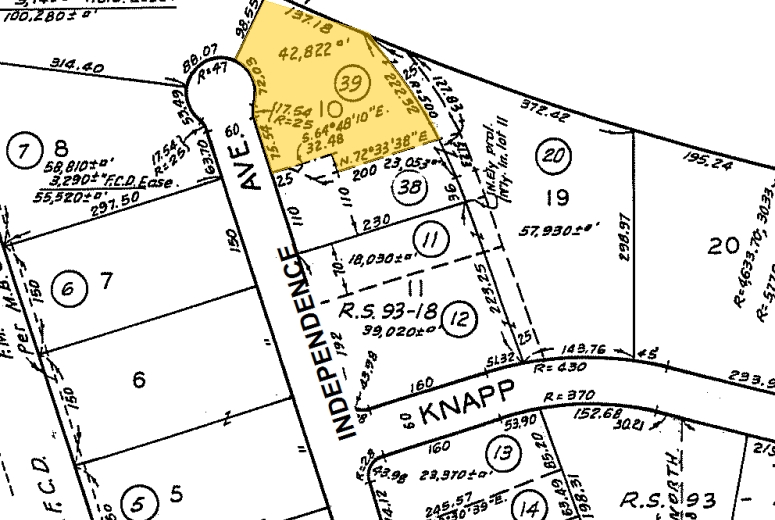 9250 Independence Ave, Chatsworth, CA à louer - Plan cadastral – Image 2 sur 2