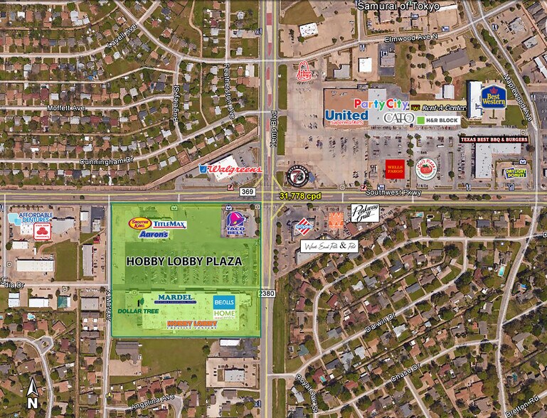2811 Southwest Pky, Wichita Falls, TX à louer - Aérien – Image 3 sur 3