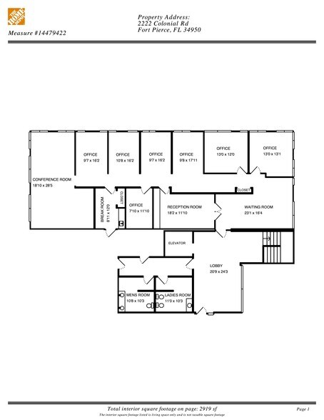 2222 Colonial Rd, Fort Pierce, FL à louer - Plan de site – Image 3 sur 7