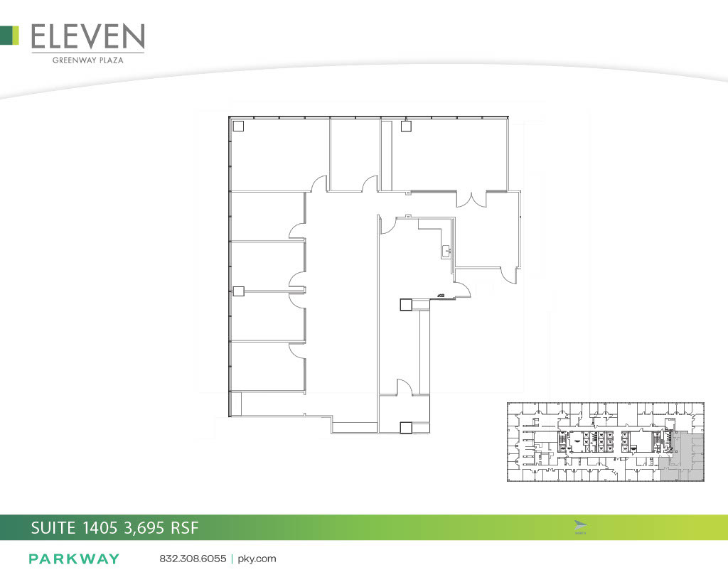 11 Greenway Plz, Houston, TX à louer Plan d’étage– Image 1 sur 1