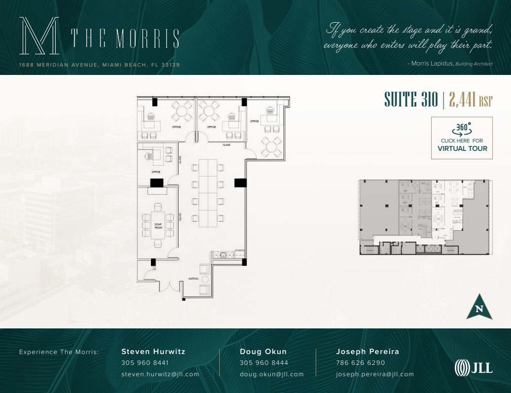 1688 Meridian Ave, Miami Beach, FL à louer Plan d’étage– Image 1 sur 1