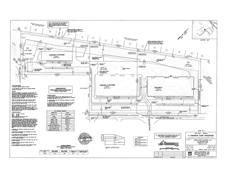 0 Corridor Park Blvd, Knoxville, TN à louer - Plan de site – Image 2 sur 3