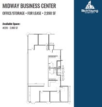 4275 Kellway Cir, Addison, TX à louer Plan d’étage– Image 1 sur 1