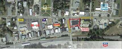 804 E Winthrope Ave, Millen, GA - Vue aérienne vue de carte