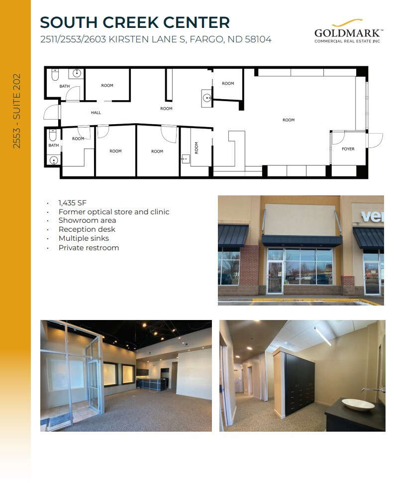 2511-2553 Kirsten Ln S, Fargo, ND à louer Plan d’étage– Image 1 sur 1