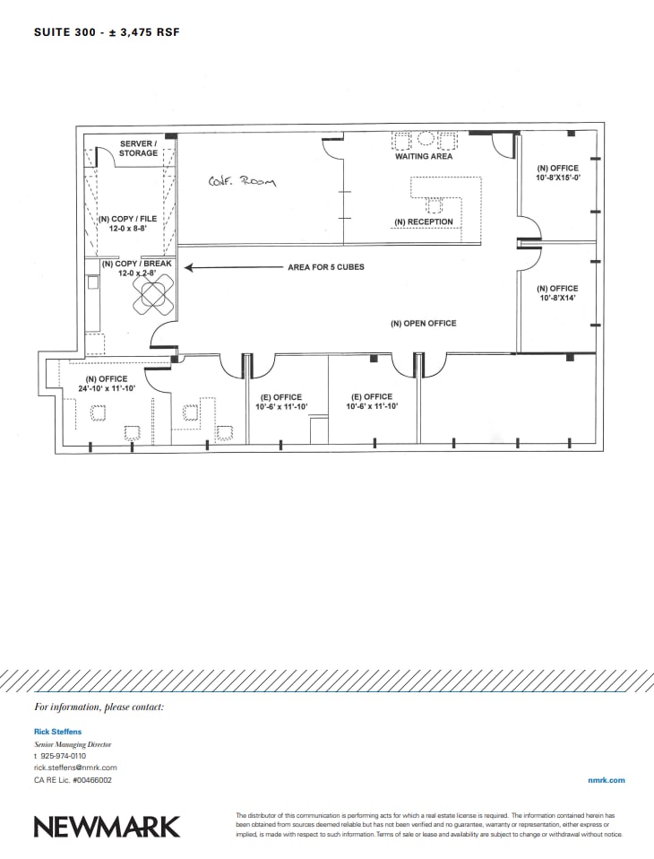 156 Diablo Rd, Danville, CA à louer Plan d’étage– Image 1 sur 1