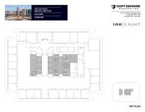 100 Light St, Baltimore, MD à louer Plan d’étage– Image 1 sur 1