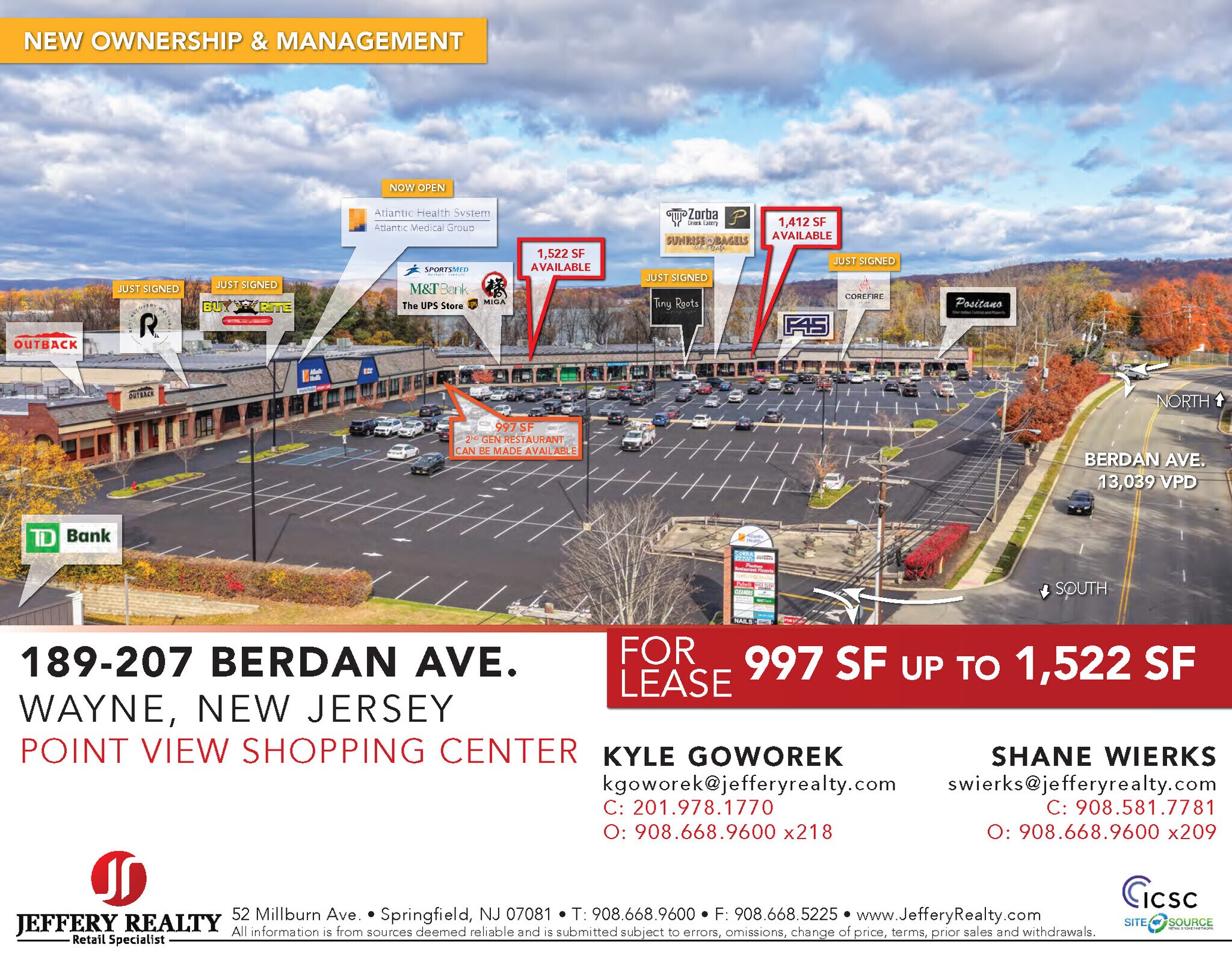 189-207 Berdan Ave, Wayne, NJ à louer Photo de l’immeuble– Image 1 sur 8