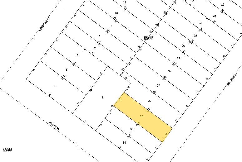 1381 Madison St, Brooklyn, NY à vendre - Plan cadastral – Image 2 sur 17