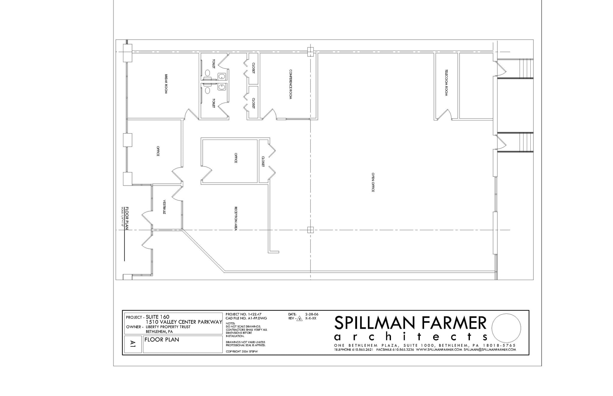 1525 Valley Center Pky, Bethlehem, PA à louer Plan d’étage– Image 1 sur 1