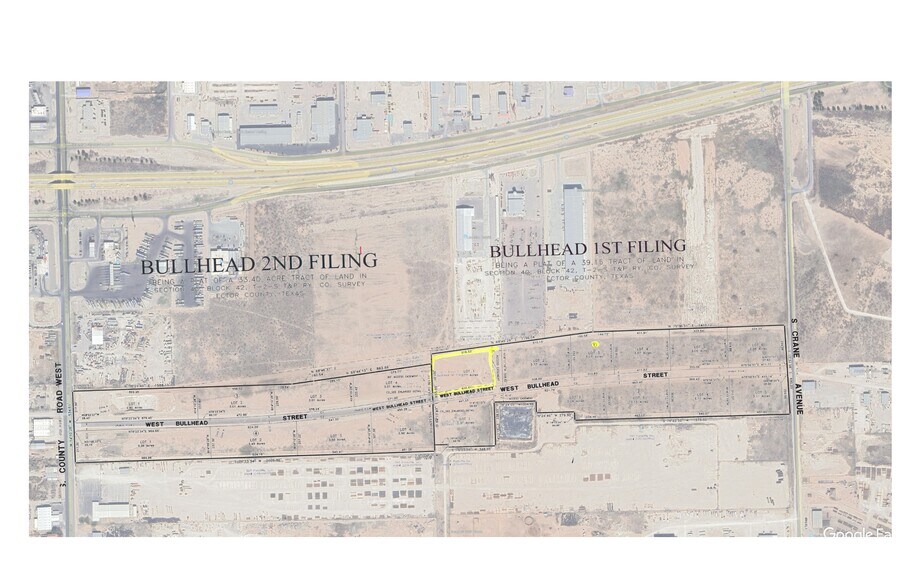 West Bullhead Street, Odessa, TX à vendre - Plan de site – Image 3 sur 3