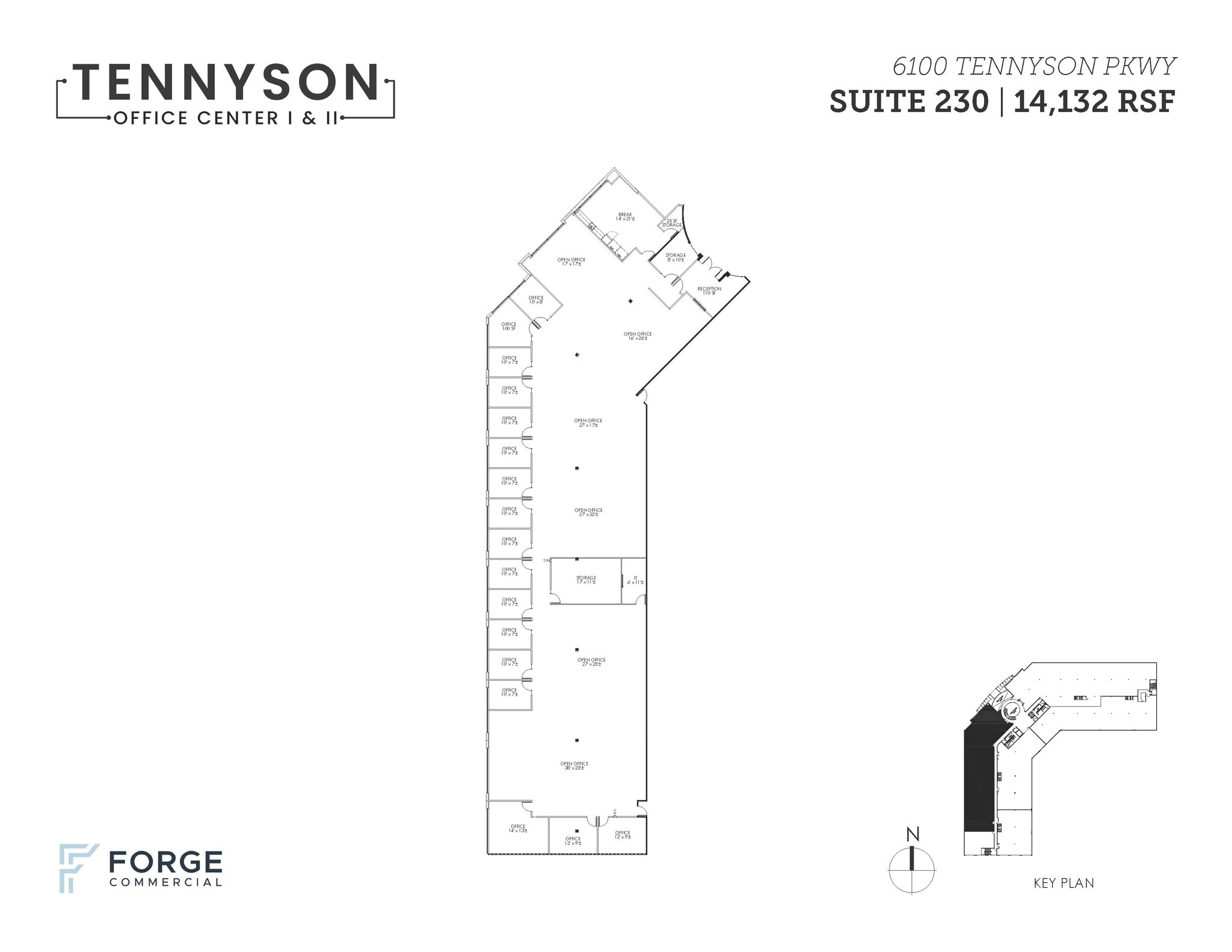6100 Tennyson Pky, Plano, TX à louer Plan d’étage– Image 1 sur 1