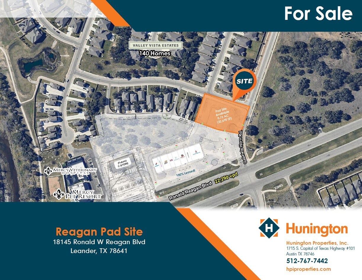 18145 Ronald W Reagan blvd, Leander, TX à vendre Photo de l’immeuble– Image 1 sur 2