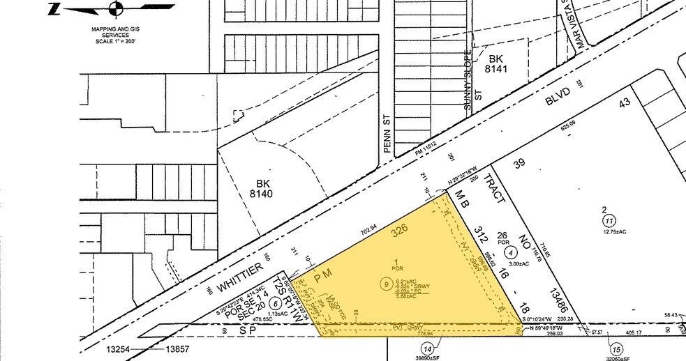 12252 Whittier Blvd, Whittier, CA à vendre - Plan cadastral – Image 2 sur 11