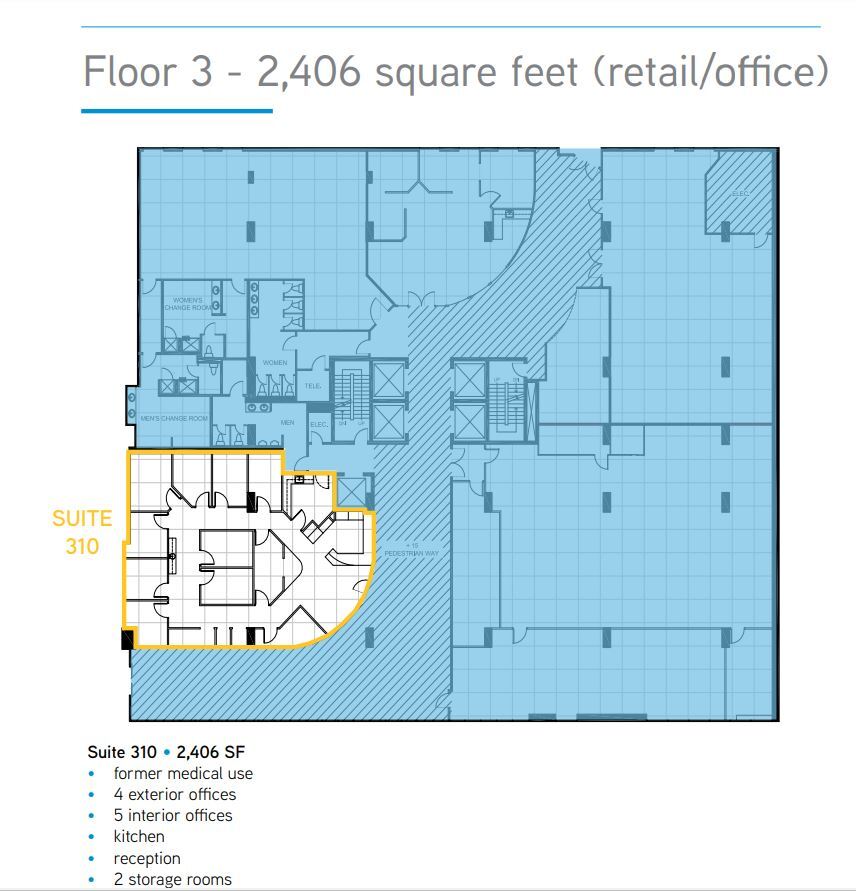 840 7th Ave SW, Calgary, AB à louer Plan d’étage– Image 1 sur 1