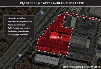 Plus de détails pour 8550 Terminal Rd, Lorton, VA - Terrain à louer