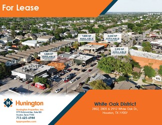 Plus de détails pour 2802 White Oak Dr, Houston, TX - Local commercial à louer