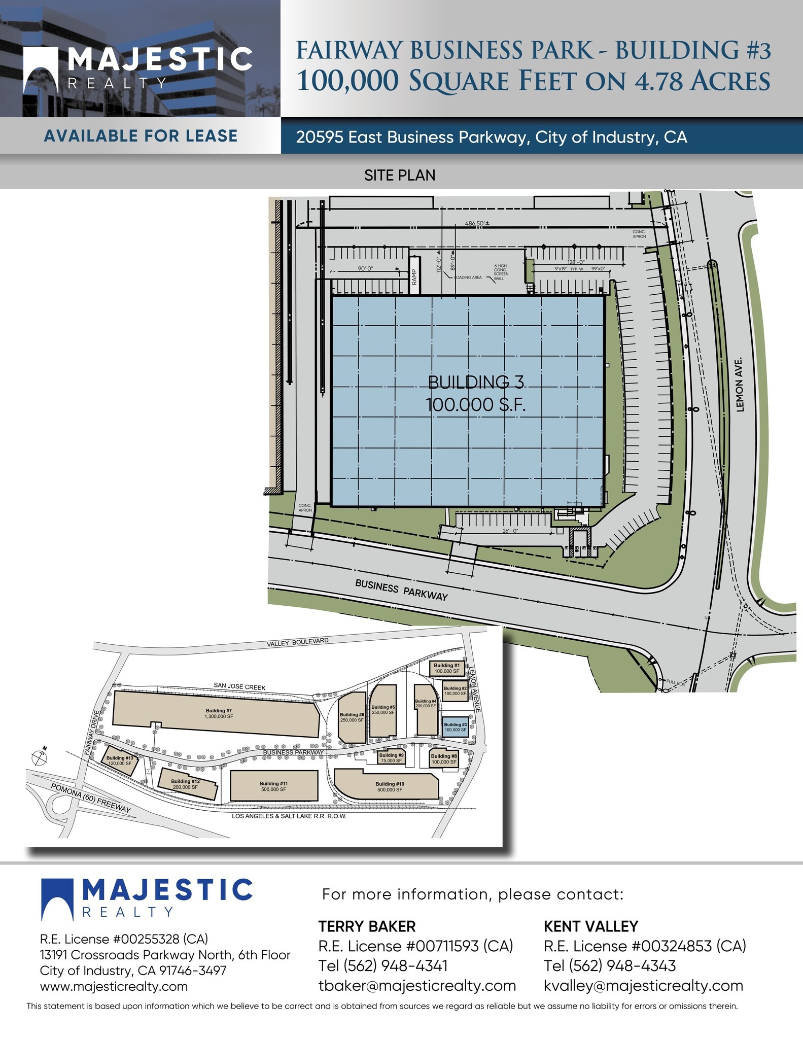 20595 Business Pky, City of Industry, CA à louer Plan de site– Image 1 sur 1