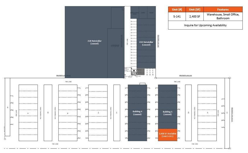 224 Reindollar Ave, Marina, CA à louer - Plan de site – Image 3 sur 3
