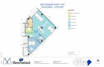 820 Gessner Rd, Houston, TX à louer Plan de site– Image 1 sur 1