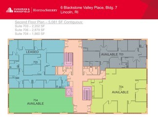 Plus de détails pour 6 Blackstone Valley Pl, Lincoln, RI - Bureau/Médical à louer
