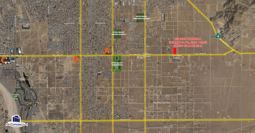 0 Bear Valley Rd, Apple Valley, CA à vendre - Photo de l’immeuble – Image 3 sur 4