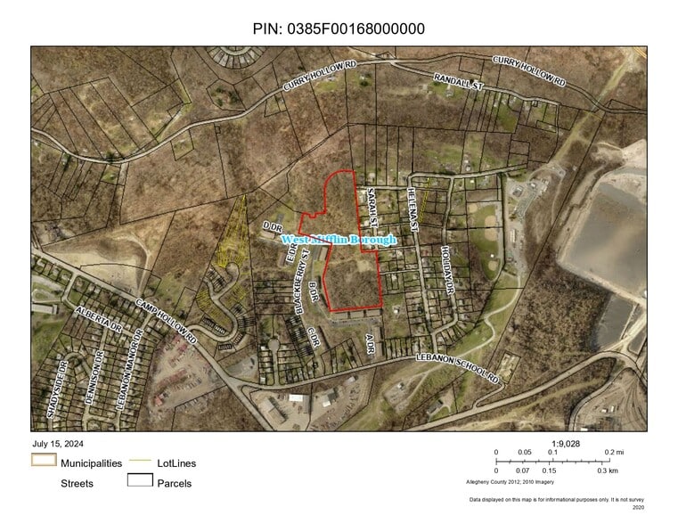 0 Lebanon School Road, West Mifflin, PA à vendre - Aérien – Image 2 sur 5