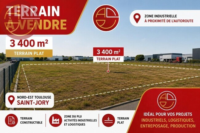 Plus de détails pour Terrain à vendre