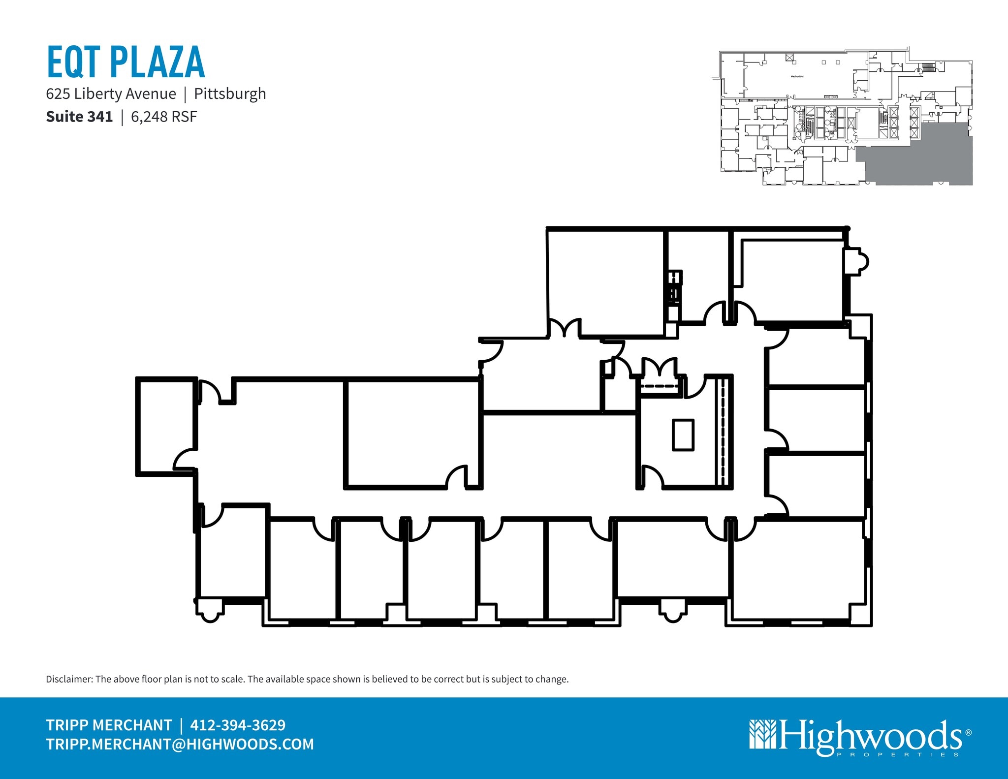 625 Liberty Ave, Pittsburgh, PA à louer Plan de site– Image 1 sur 1