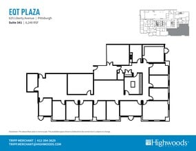 625 Liberty Ave, Pittsburgh, PA à louer Plan de site– Image 1 sur 1