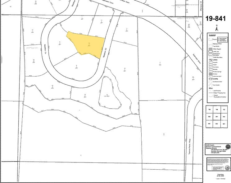 3667 Marathon Cir, Austell, GA à vendre - Plan cadastral – Image 2 sur 2