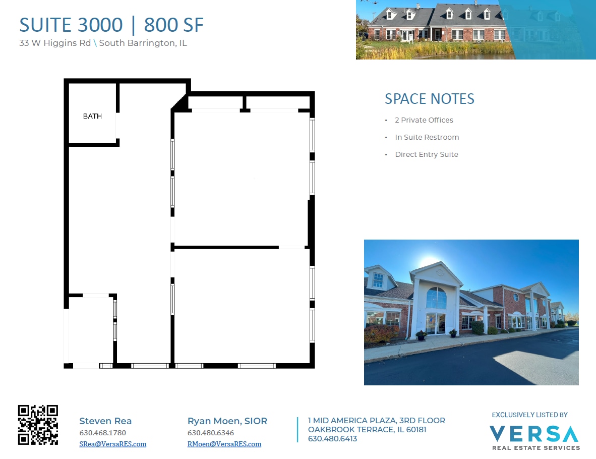 33 W Higgins Rd, South Barrington, IL à louer Plan d’étage– Image 1 sur 1