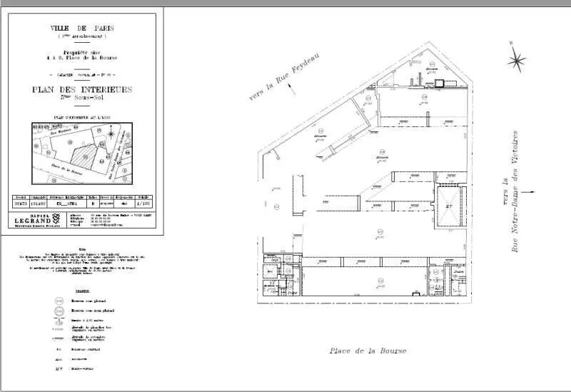 Bureau dans Paris à louer - Plan d’étage – Image 2 sur 15