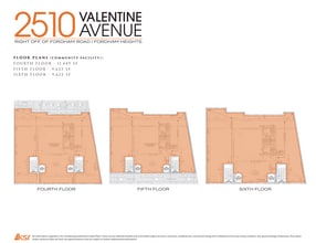 2510 Valentine Ave, Bronx, NY à louer Plan d’étage– Image 2 sur 4