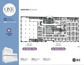 1 N State St, Chicago, IL à louer Plan d’étage– Image 1 sur 1