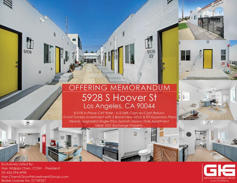 5928 S Hoover St, Los Angeles, CA à vendre - Photo de l’immeuble – Image 1 sur 26
