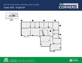 6525 The Corners Pky, Peachtree Corners, GA à louer Plan d’étage– Image 1 sur 1
